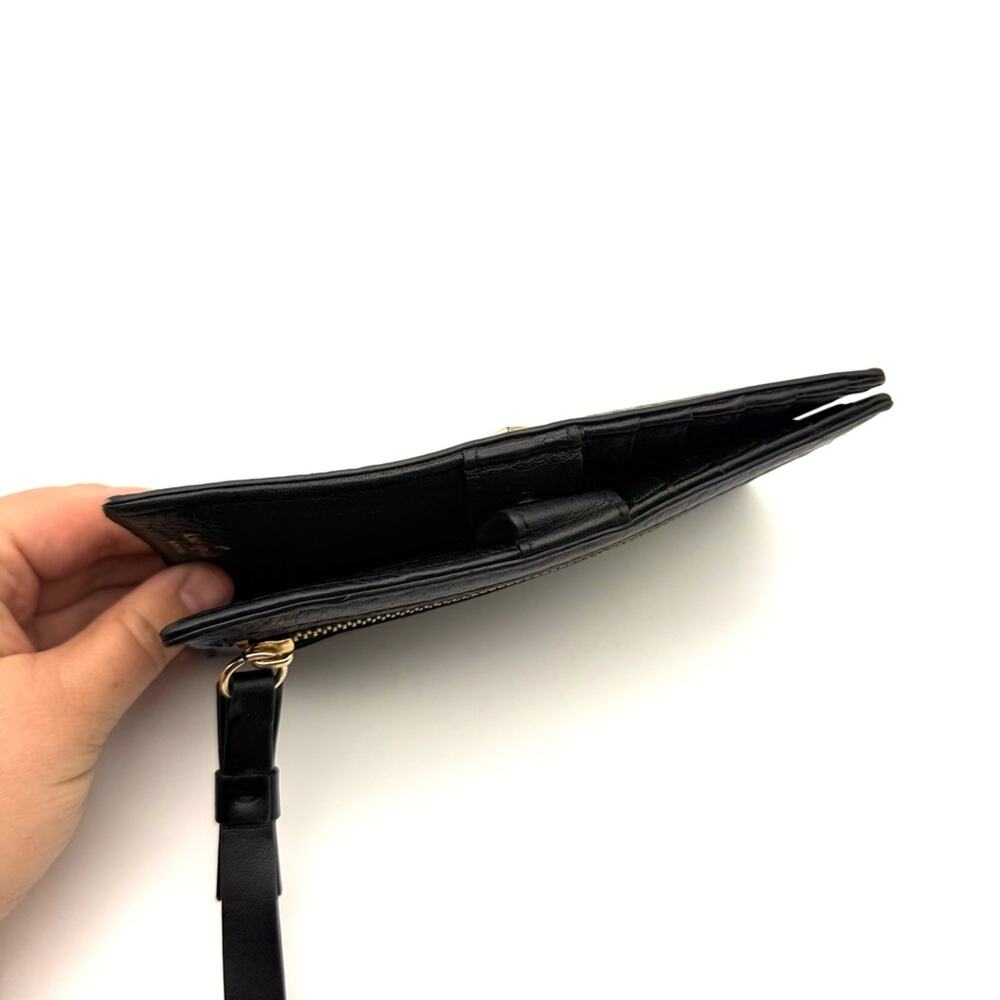 Kate Spade Stacy Leroy Street Wallet Black Pebble Leather WLRU1894 - Picture 4 of 16